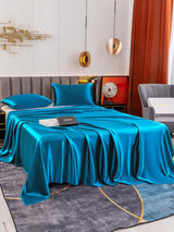 [Teal] SilkSilky-AU 19Momme Bedding Set 003