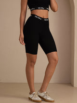 [Black] SilkSilky-AU Womens Shorts 006