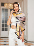 SilkSilky AU Pure Silk Scarf Yellow 003