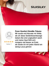[White] SilkSilky-AU 19Momme Pure Silk Pillowcase 003