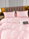 SilkSilky AU 22Momme Pure Silk Bedding Set Pink 005