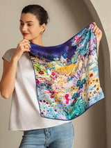 [P093] SilkSilky-AU Pure Silk Scarf 002