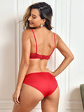 SilkSilky AU Silk Knitted Panty Red 002