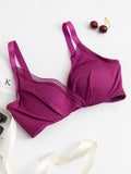 SilkSilky AU Silk Knitted Bra Purple 007