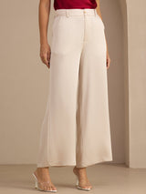 [Beige] SilkSilky-AU Womens Pants 003