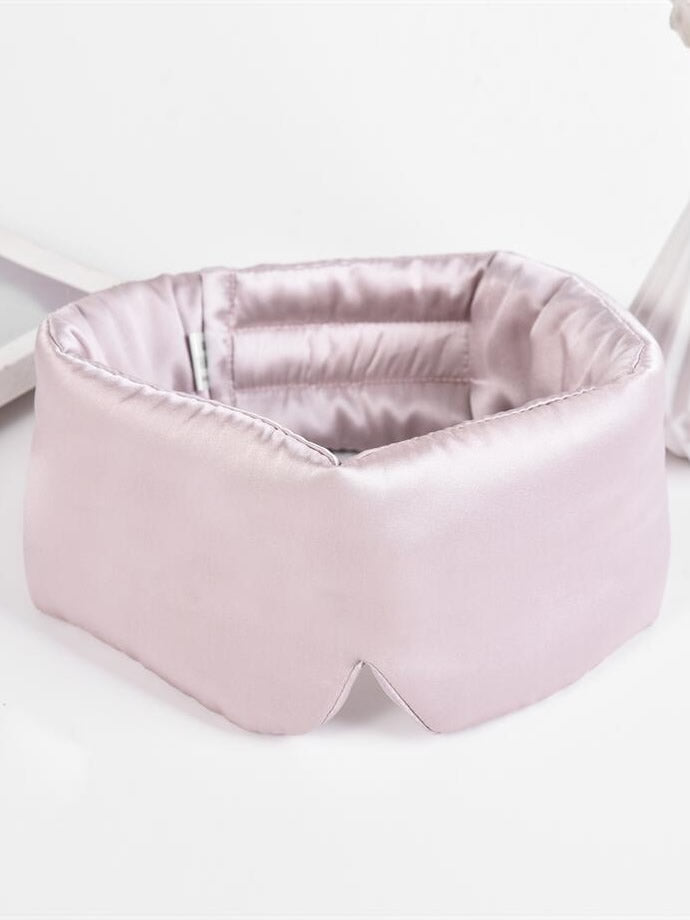 [Light Pink] SilkSilky-AU 19Momme Pure Silk Eye Mask 006