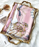 SilkSilky AU Pure Silk Scarf Pink 003