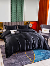 [Black] SilkSilky-AU 25Momme Bedding Set 005