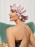 SilkSilky AU Pure Silk Sleep Cap Pink 002