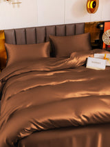 [Coffee] SilkSilky-AU 19Momme Bedding Set 004