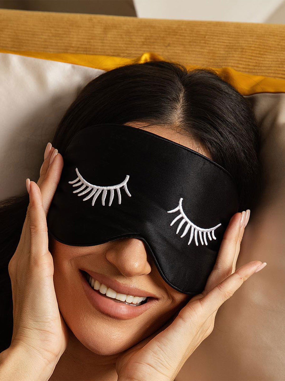 [WhiteEyelashes] SilkSilky-AU Pure Silk Eye Mask 003