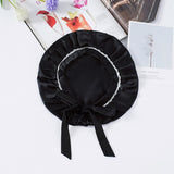 SilkSilky AU Pure Silk Sleep Cap Black 004