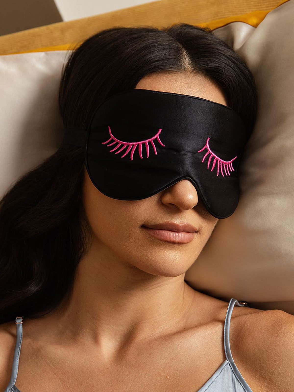 [PinkEyelashes] SilkSilky-AU Pure Silk Eye Mask 003