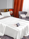 SilkSilky AU 22Momme Pure Silk Bedding Set White 004