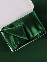 [Dark Green] SilkSilky-AU 22Momme Pure Silk Pillowcase 006