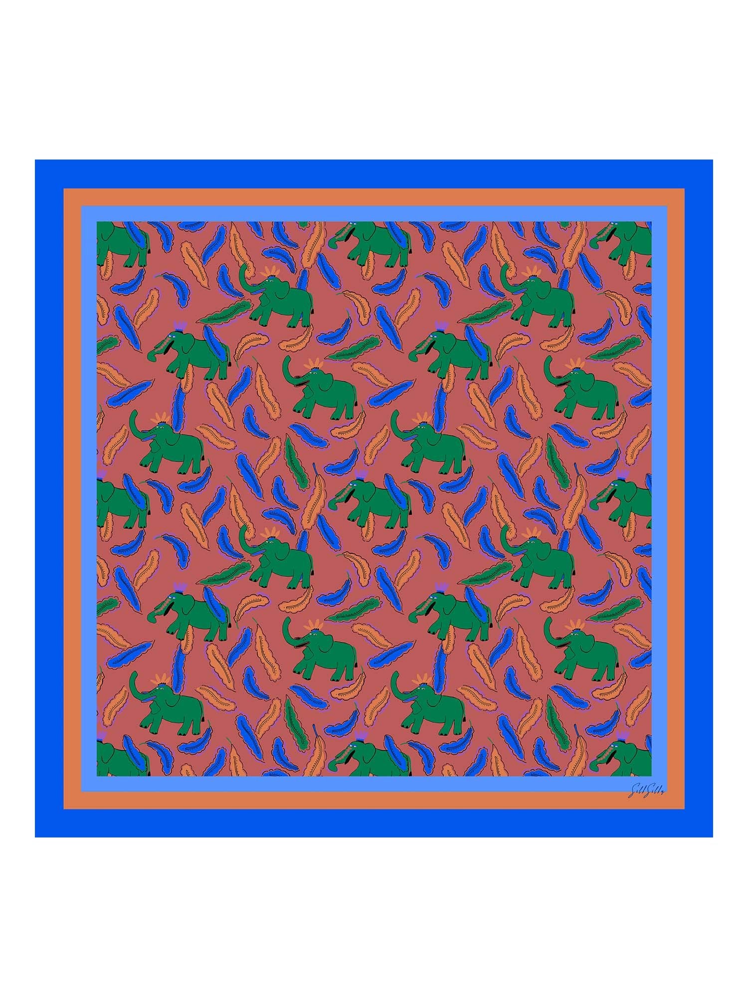 [Clay Elephant] SilkSilky-AU Scarf 001