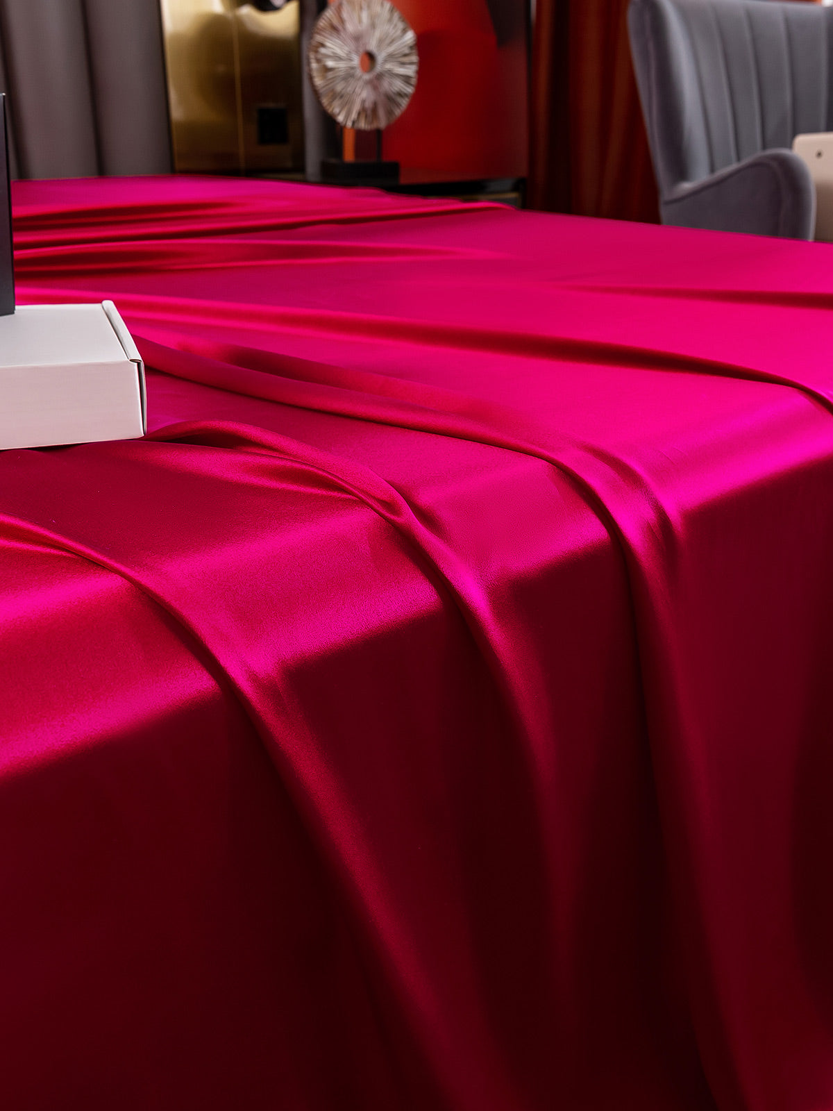 [Wine] SilkSilky-AU 19Momme Pure Silk Bedding Set 003