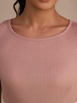 [Pink] SilkSilky-AU Sleeveless Crew Neck Camisole 006