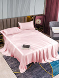 SilkSilky AU 22Momme Pure Silk Bedding Set Pink 002