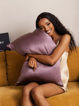 [Deep Purple] SilkSilky-AU 19Momme Pure Silk Pillowcase 003