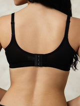 [Black] SilkSilky-AU Silk Jersey Bra 003