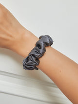 [Dark Gray] SilkSilky-AU Scrunchie 001