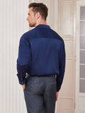 SilkSilky-AU-Silk-Long-Sleeve-Collar-Men's-Shirt-Dark-Blue-002