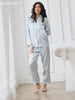 SilkSilky-AU Pure Silk Long Sleeve Lapel Women's Pyjamas video 001