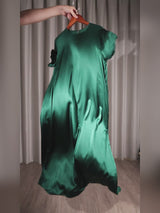 SilkSilky-AU Short Sleeve Crew Neck Dress video 001