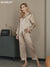 SilkSilky-AU Pure Silk Long Sleeve Lapel Women's Pyjamas video 001