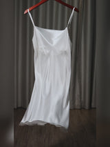SilkSilky-AU Sleeveless Cowl Neck Nightgown video 001