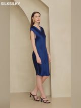 SilkSilky-AU Sleeveless V Neck Dress video 001