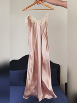 SilkSilky-AU Spaghetti Strap V Neck Dress video 001