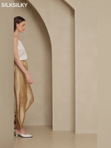 SilkSilky-AU 19Momme Silk Womens Pants video 001