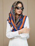 SilkSilky AU Pure Silk Scarf Multi 009