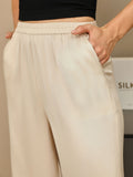 Silk Daily Length above Ankles Pants