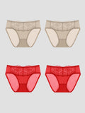 SilkSilky AU Silk Knitted Panty Red 008