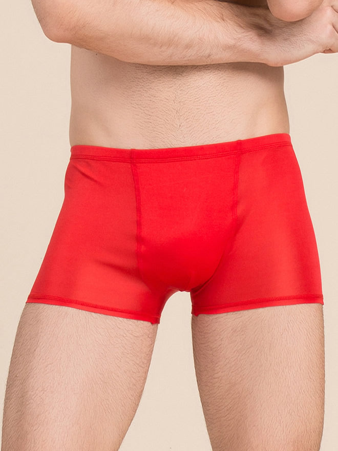 SilkSilky AU Silk Knitted Mens Underwear Red 001