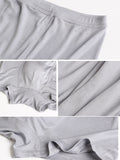 SilkSilky AU Silk Knitted Mens Underwear Gray 005