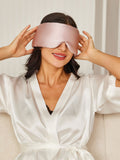 SilkSilky AU 19Momme Pure Silk Eye Mask Pink 007