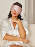 SilkSilky AU 19Momme Pure Silk Eye Mask Pink 009