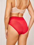 SilkSilky AU Silk Knitted Panty Red 002