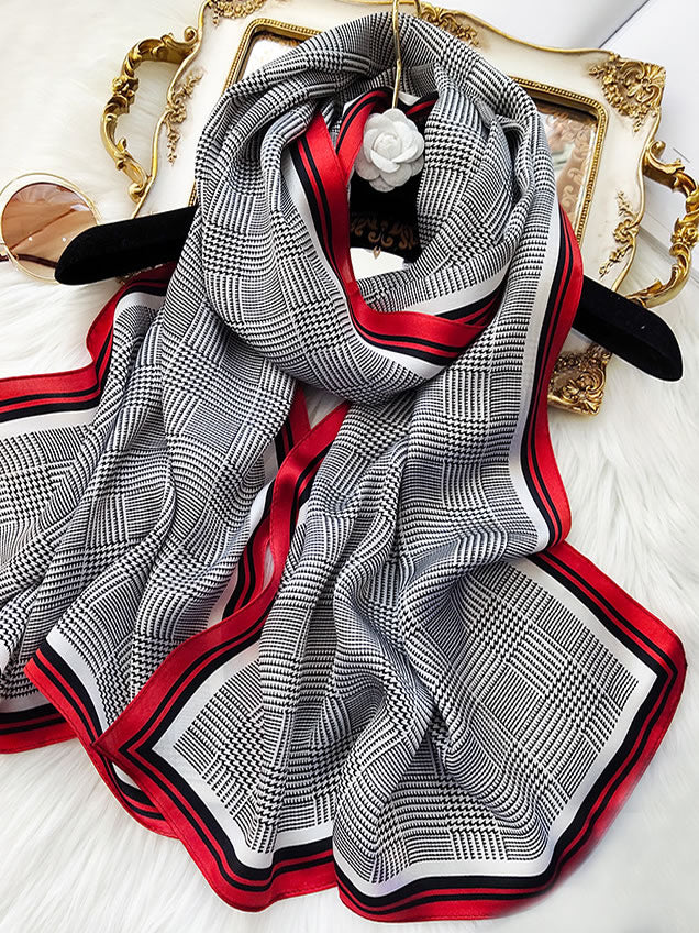 [P028] SilkSilky-AU Pure Silk Scarf 001
