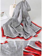 [P028] SilkSilky-AU Pure Silk Scarf 002
