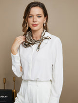 [P042] SilkSilky-AU Pure Silk Scarf 003