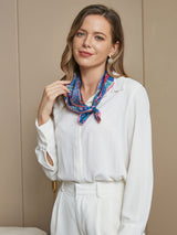 [P049] SilkSilky-AU Pure Silk Scarf 004