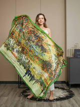 [P072] SilkSilky-AU Pure Silk Scarf 003
