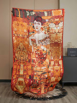 [P073] SilkSilky-AU Pure Silk Scarf 003