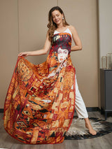 [P073] SilkSilky-AU Pure Silk Scarf 008