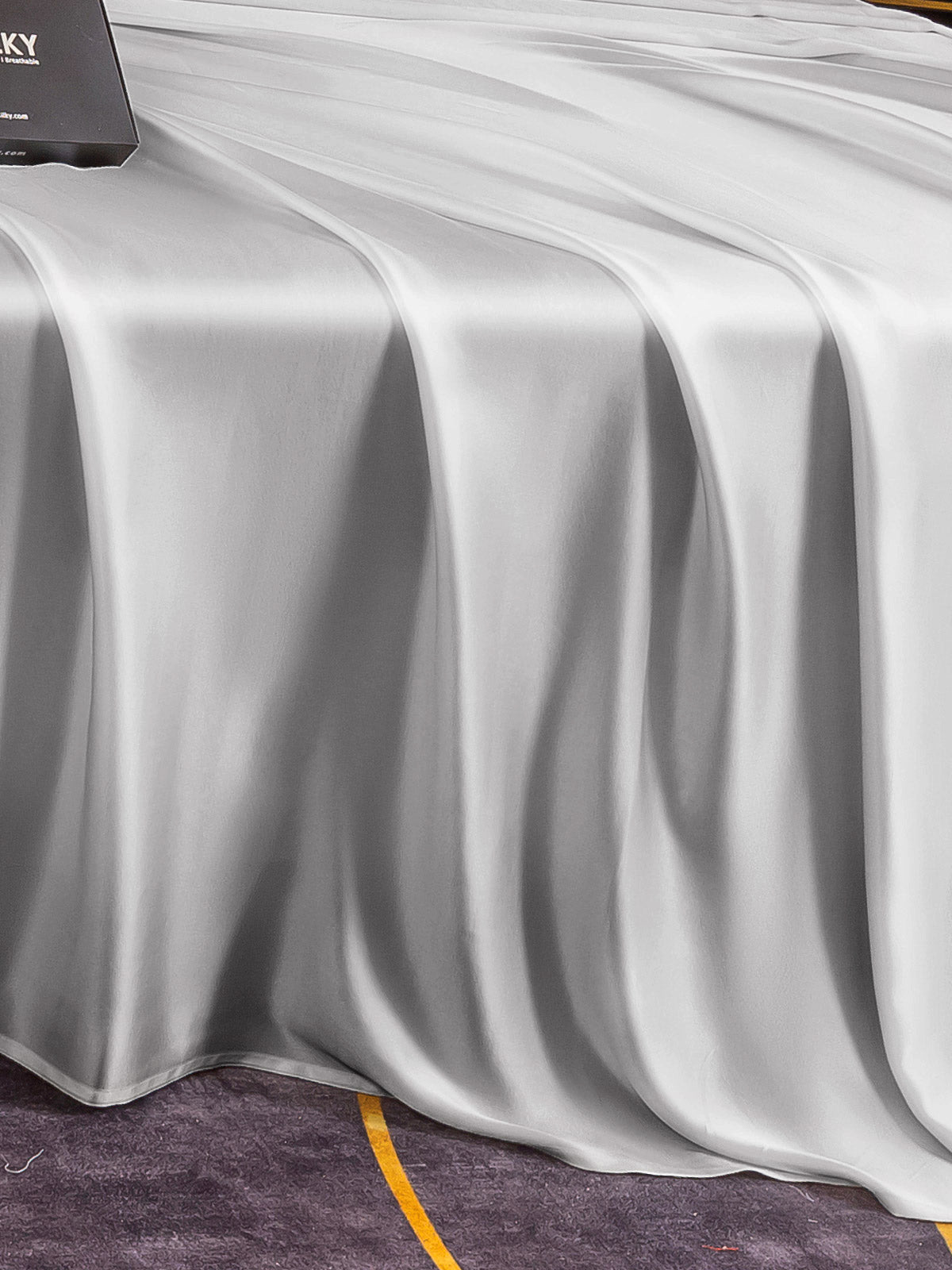 [Silver] SilkSilky-AU 25Momme Pure Silk Bedding Set 005